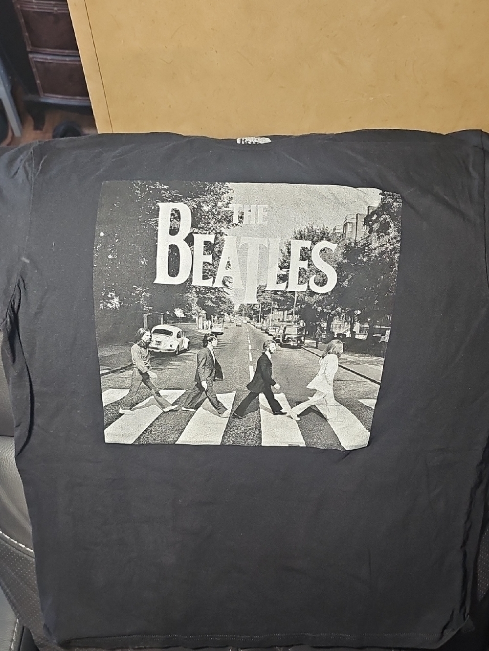 Hybrid Apparel Black The Beatles Abbey Road Photo Print Tee